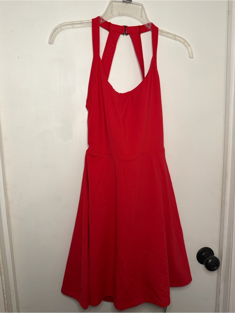 HALARA Red Fit and Flare Active Dress